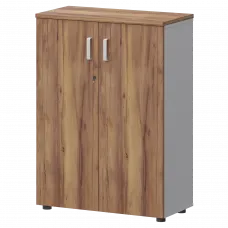 Шкаф СМШ-38Д Тип2 Белый/Таксония 792x380x1215 Смарт