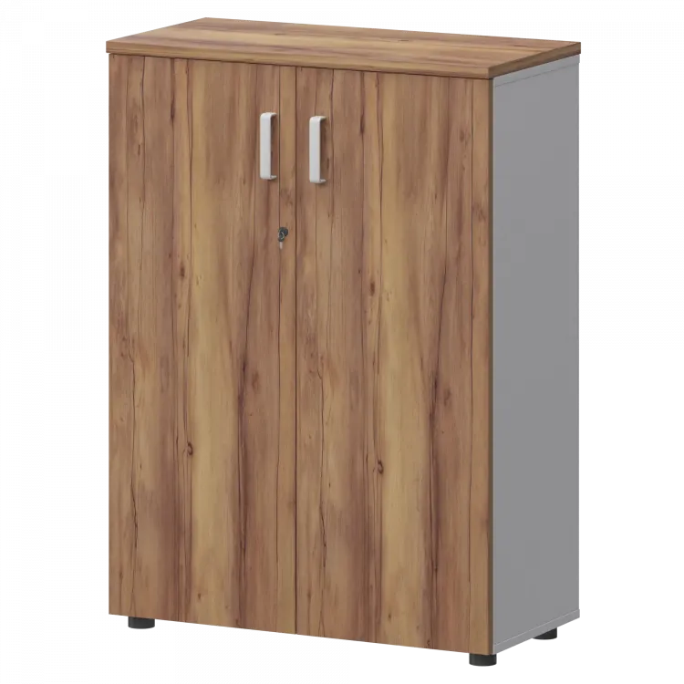 Шкаф СМШ-38Д Тип2 Белый/Таксония 792x380x1215 Смарт