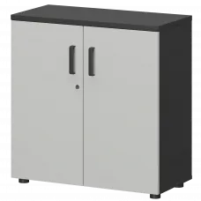 Шкаф СМШ-28Д Тип1 Графит/Белый 792x380x835 Смарт