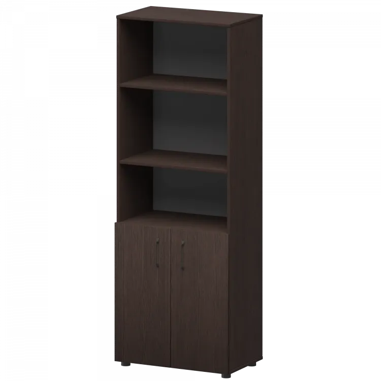 Стеллаж комбинированный К-934,К-942,КФ-942 Дуб венге 720x420x2000 Приоритет
