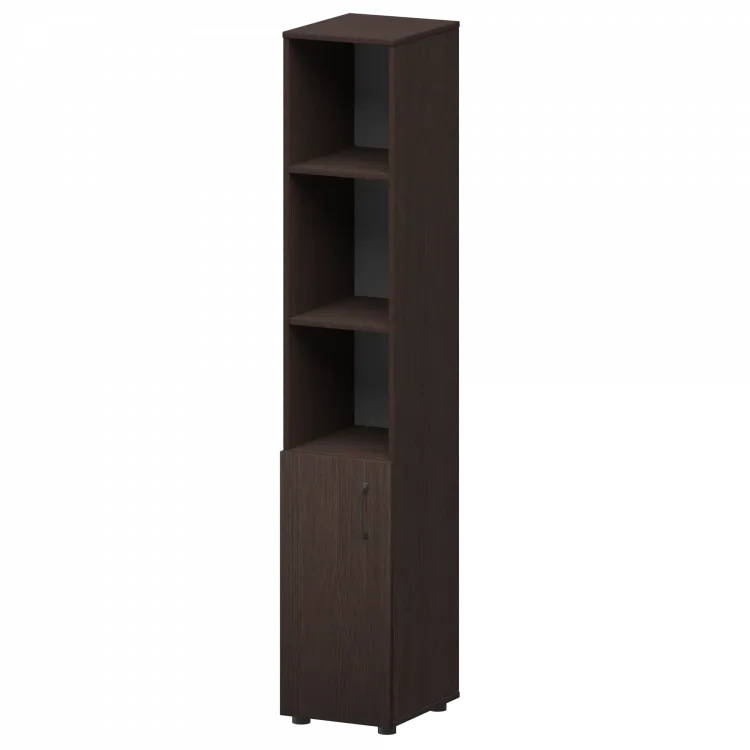 Стеллаж комбинированный узкий К-932,К-936,КФ-936 Дуб венге 360x420x2000 Приоритет