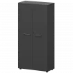 Шкаф высокий закрытый СМШ48F Графит 792x380x1595 Кортез