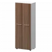 Шкаф для одежды KZS-46 Темный шимо/Белый 598x380x1595 Кортез