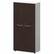 Шкаф высокий закрытый СМШ48F(Б) Дуб венге/Белый 792x380x1595 Кортез