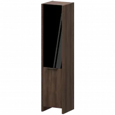 Стеллаж узкий комбинированный левый КТ-41.38/КТ-50.18/КТ-53С Лагос 466x438x1968 Акцент