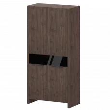 Стеллаж закрытый КТ-42.38/КТ-51.18/КТ-52.18 Дуб апрель 856x438x1968 Акцент