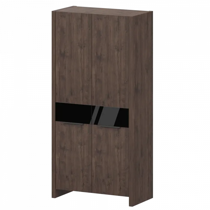 Стеллаж закрытый КТ-42.38/КТ-51.18/КТ-52.18 Дуб апрель 856x438x1968 Акцент