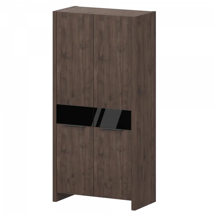 Стеллаж закрытый КТ-42.38/КТ-51.18/КТ-52.18 Дуб апрель 856x438x1968 Акцент