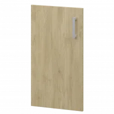 Дверь из ЛДСП к узким стеллажам НТ-600.Ф Баттл Рок 390x16x764 Аргентум