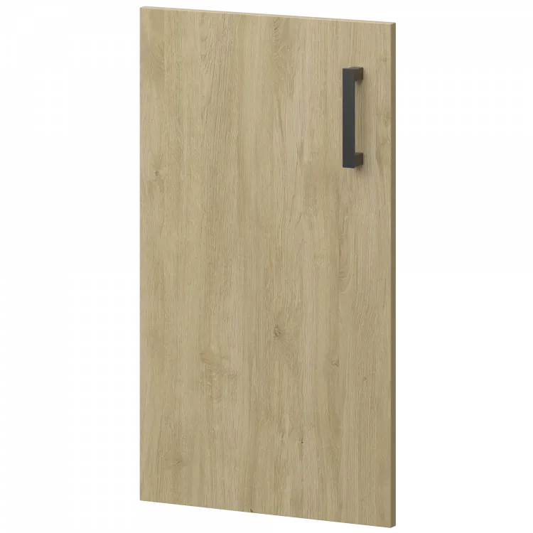 Дверь из ЛДСП к узким стеллажам НТ-600.Ф Баттл Рок 390x16x764 Аргентум