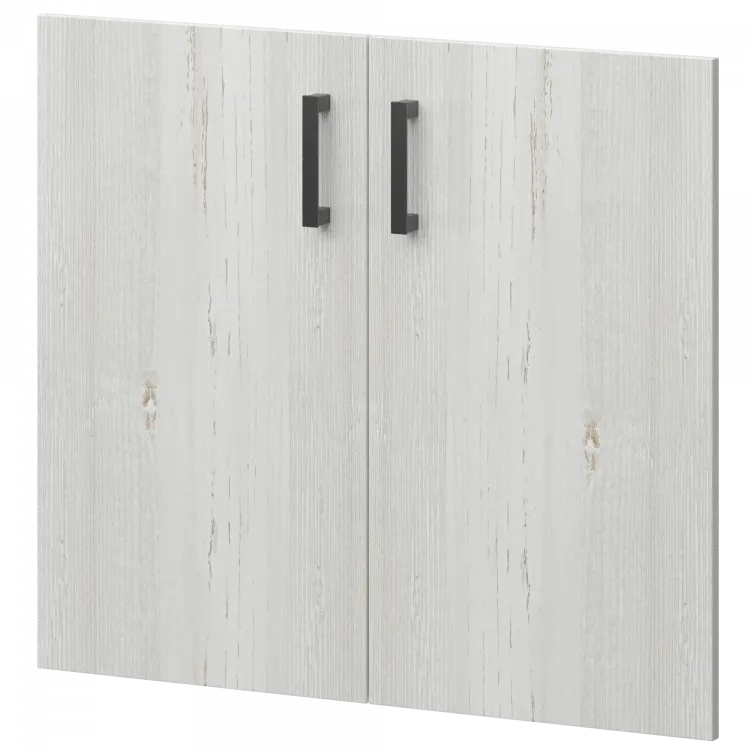 Двери из ЛДСП к широким стеллажам НТ-600.2.Ф.Ч Сосна винтер 780x16x764 Аргентум