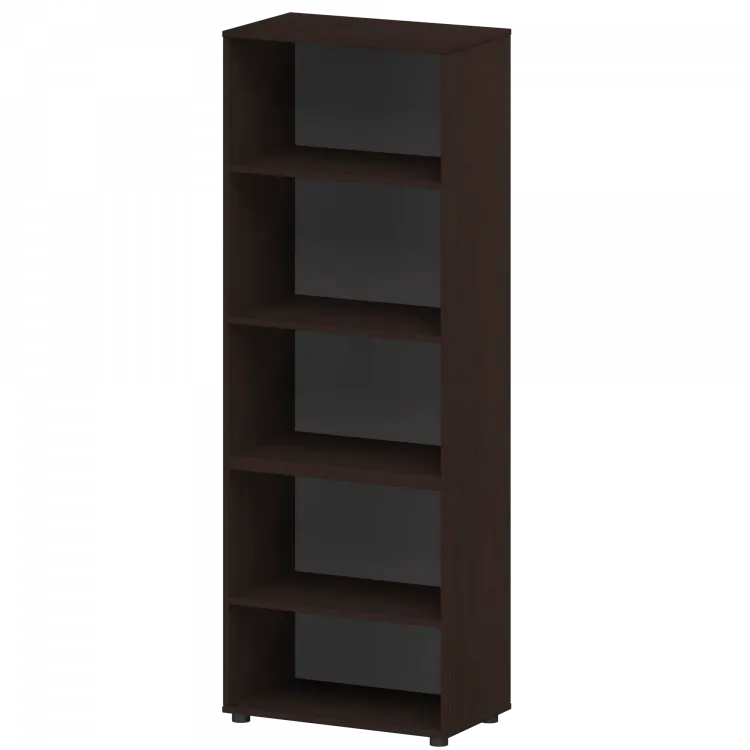 Стеллаж высокий широкий К-934 Дуб венге 720x420x2000 Приоритет