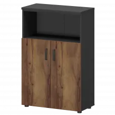 Шкаф СМШ-38Д2 Тип1 Графит/Таксония 792x380x1214 Смарт