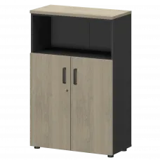 Шкаф СМШ-38Д2 Тип2 Графит/Кронберг 792x380x1214 Смарт