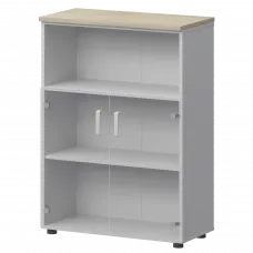 Шкаф СМШ-38С2 Белый/Кронберг 792x380x1215 Смарт