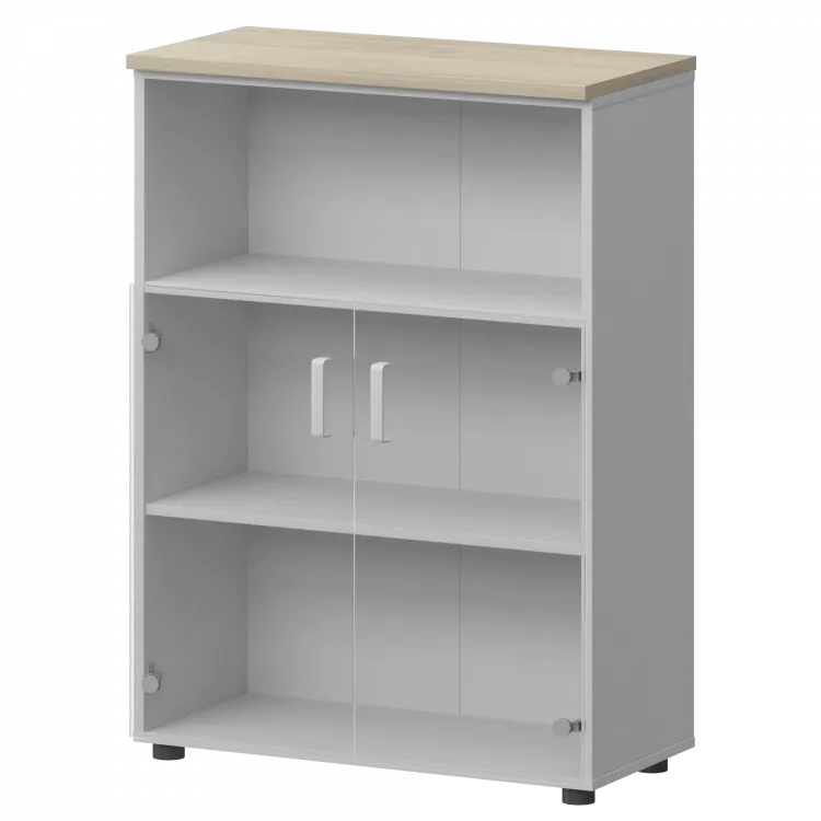 Шкаф СМШ-38С2 Белый/Кронберг 792x380x1215 Смарт