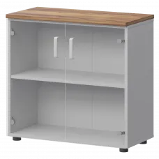 Шкаф СМШ-28С Белый/Таксония 792x380x835 Смарт