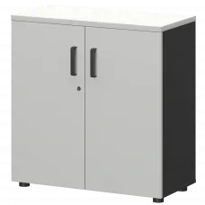 Шкаф СМШ-28Д Тип2 Графит/Белый 792x380x835 Смарт
