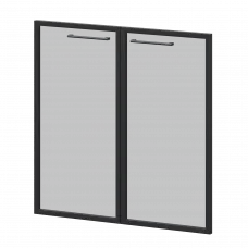 Фасады рамочные стеклянные KZF-28RS(Ч) Тонированный 784x20x780 Кортез