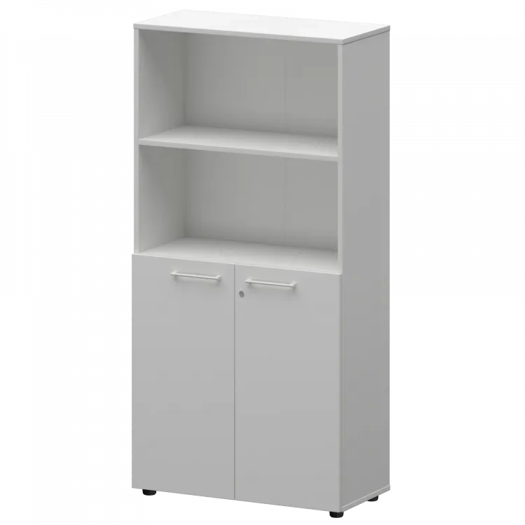 Шкаф высокий полузакрытый СМШ48.28F(Б) Белый 792x380x1595 Кортез