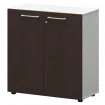 Шкаф низкий закрытый СМШ28F(Б) Дуб венге/Белый 792x380x811 Кортез