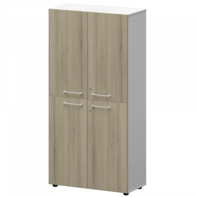 Шкаф высокий закрытый СМШ48.2.28F(Б) Кронберг 792x380x1595 Кортез