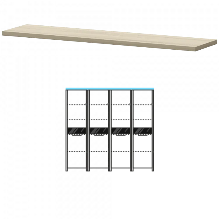 Топ КТ-72.38 Кронберг 1866x441x38 Акцент