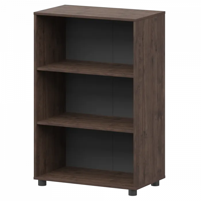 Стеллаж средний широкий К-933 Дуб апрель 720x420x1215 Приоритет