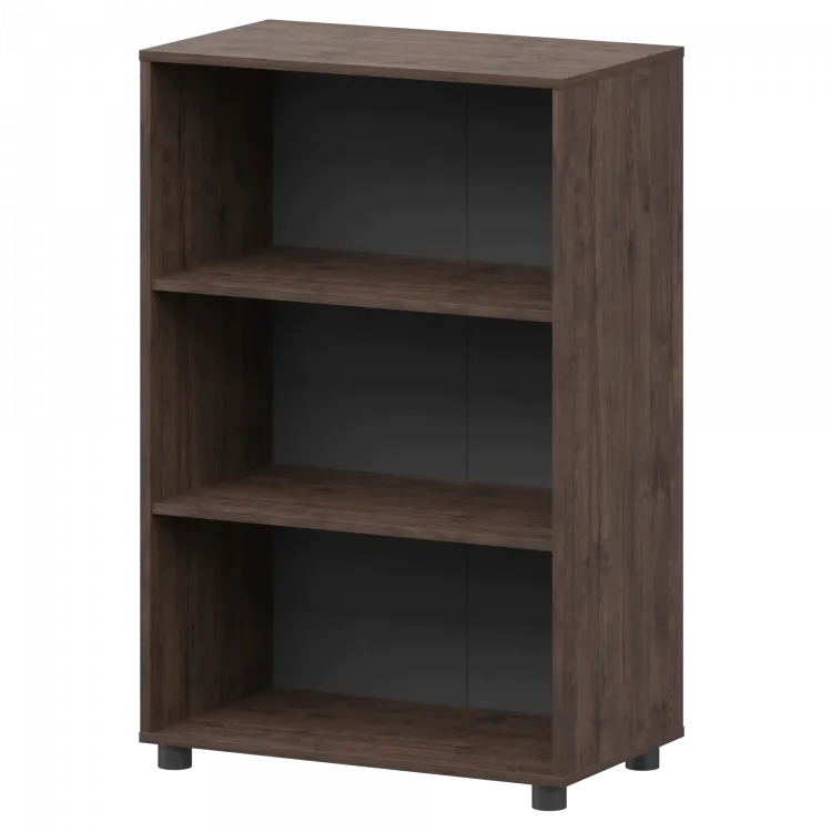 Стеллаж средний широкий К-933 Дуб апрель 720x420x1215 Приоритет