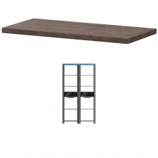 Топ КТ-71.38 Дуб апрель 934x440x38 Акцент