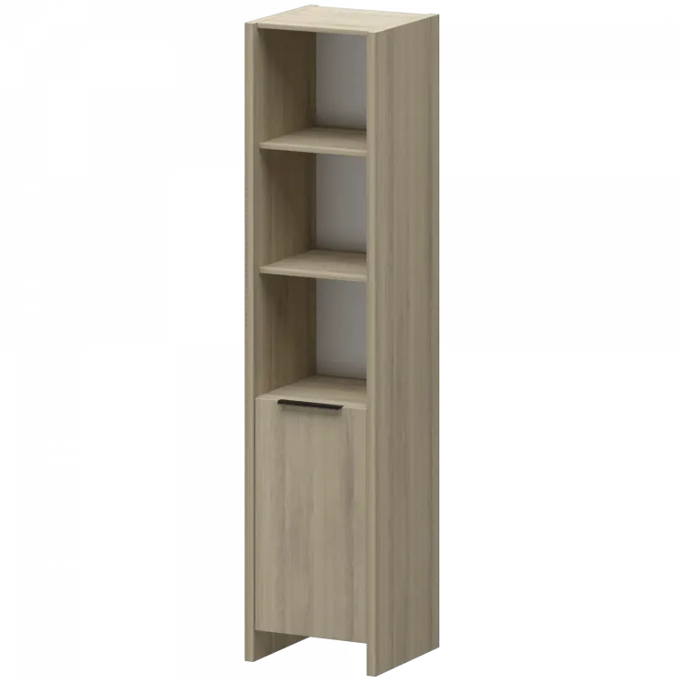 Стеллаж узкий комбинированный КТ-41.38/КТ-50.18 Кронберг 466x438x1968 Акцент