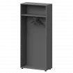 Корпус шкафа для одежды СМШ2-58Ш Графит 792x362x1965 Смарт