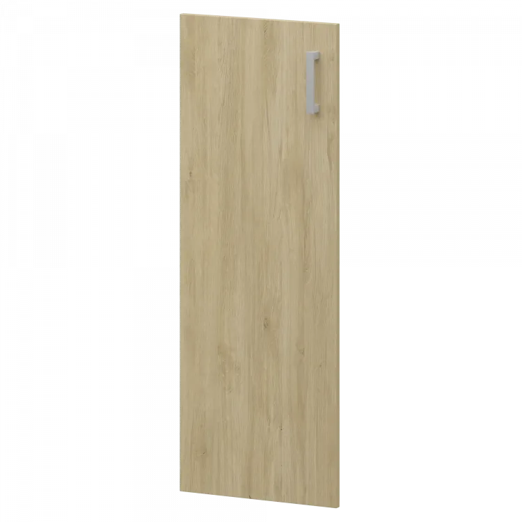 Дверь из ЛДСП к узким стеллажам НТ-601.Ф Баттл Рок 390x16x1180 Аргентум