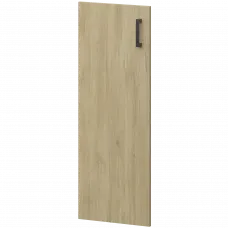 Дверь из ЛДСП к узким стеллажам НТ-601.Ч.Ф Баттл Рок 390x16x1180 Аргентум