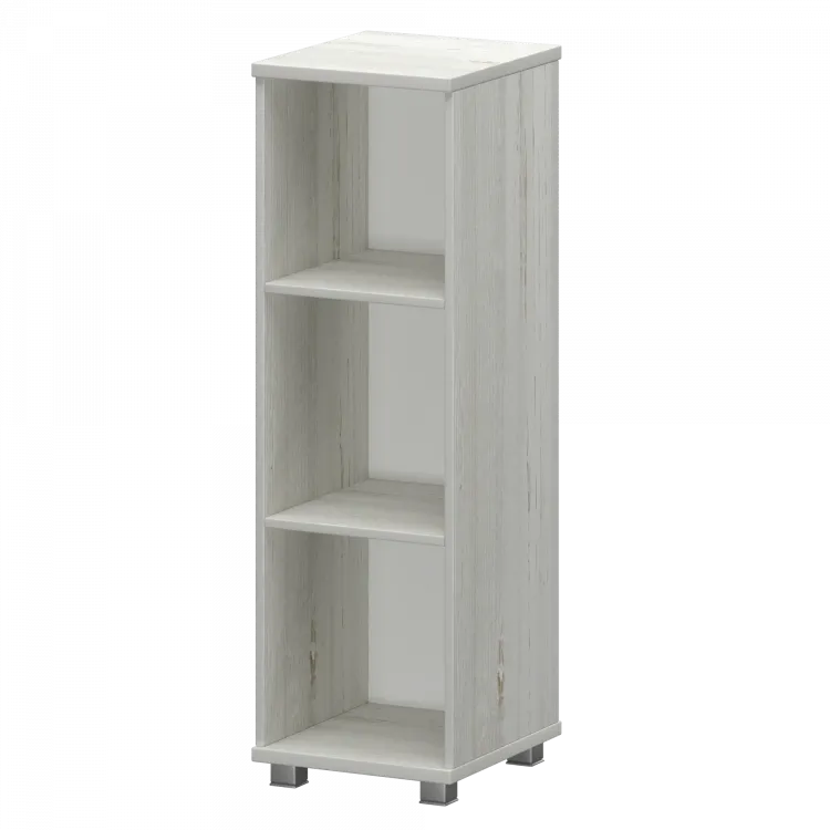 Стеллаж низкий узкий НТ-440 Сосна винтер 400x445x1280 Аргентум