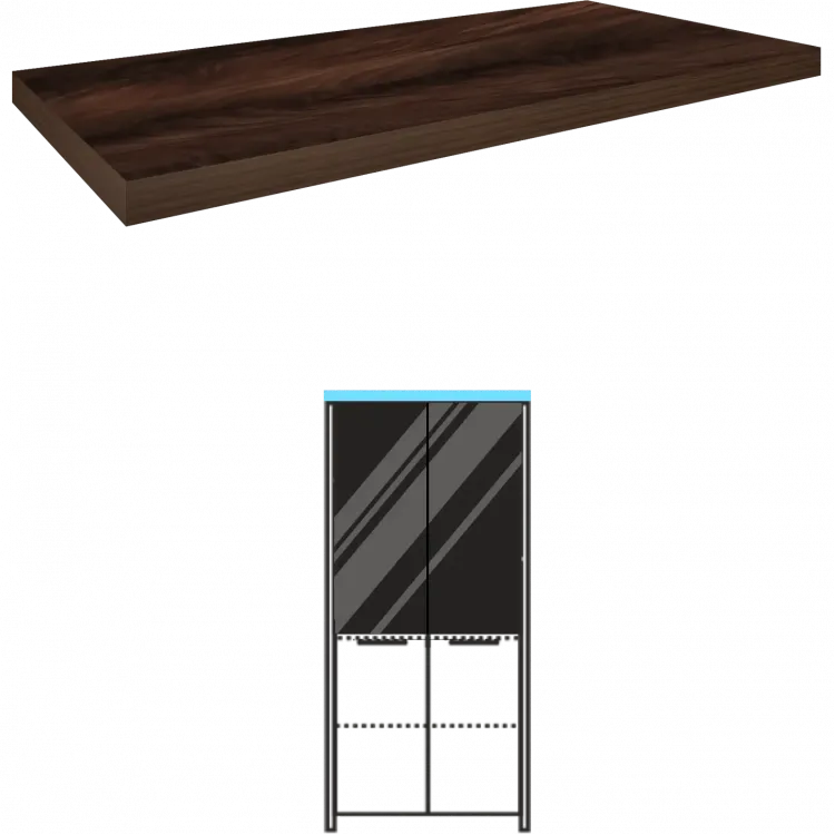 Топ КТ-73.38 Лагос 858x441x38 Акцент