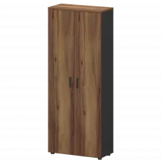 Шкаф СМШ-58Д Тип2 Графит/Таксония 792x380x1990 Смарт