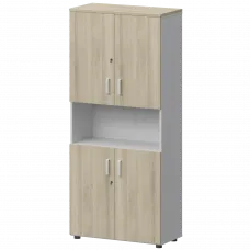 Шкаф СМШ-58Д4 Тип2 Белый/Кронберг 792x380x1990 Смарт