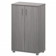 Стеллаж низкий закрытый "НТ-480;НТ-601.2" Лиственница 800x445x1280 Аргентум