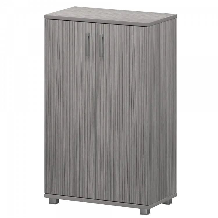 Стеллаж низкий закрытый "НТ-480;НТ-601.2" Лиственница 800x445x1280 Аргентум