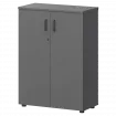 Шкаф СМШ-38Д Графит 792x380x1215 Смарт