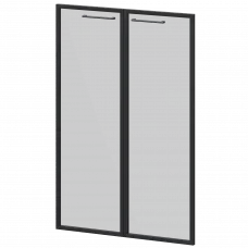 Фасады рамочные стеклянные KZF-38RS(Ч) Тонированный 784x20x1158 Кортез