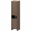 Стеллаж узкий закрытый левый КТ-41.38/КТ-51.18 Темный шимо 466x438x1968 Акцент
