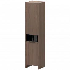 Стеллаж узкий закрытый левый КТ-41.38/КТ-51.18 Темный шимо 466x438x1968 Акцент