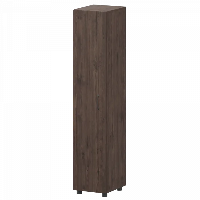 Стеллаж узкий закрытый К-932,К-938,КФ-938 Дуб апрель 360x420x2000 Приоритет