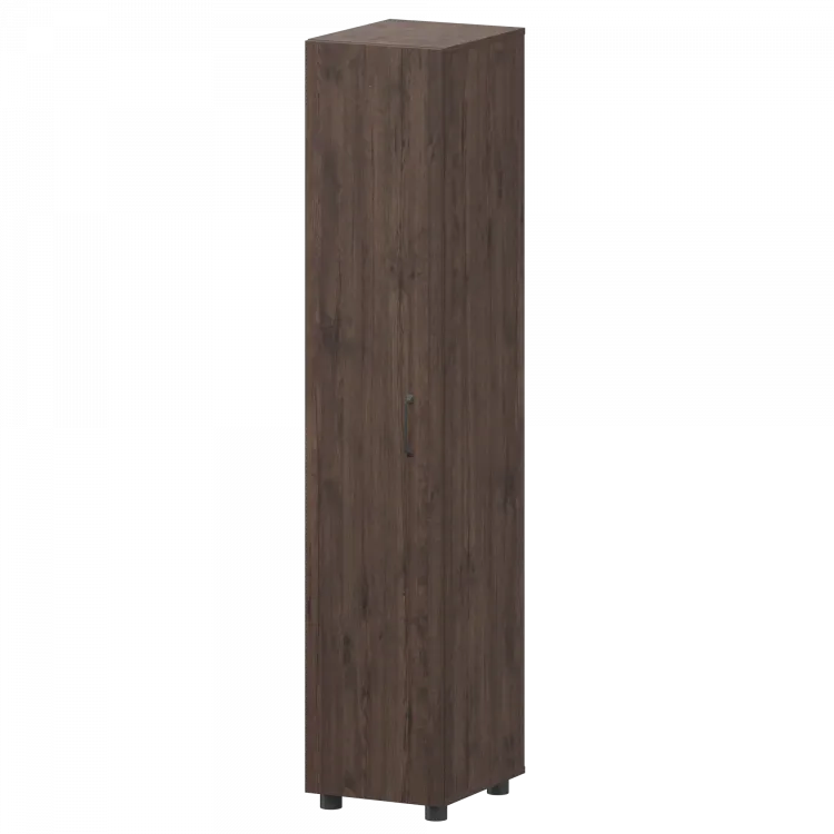 Стеллаж узкий закрытый К-932,К-938,КФ-938 Дуб апрель 360x420x2000 Приоритет