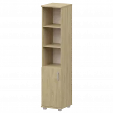 Стеллаж высокий узкий полузакрытый "НТ-540;НТ-600" Баттл Рок 400x445x2050 Аргентум