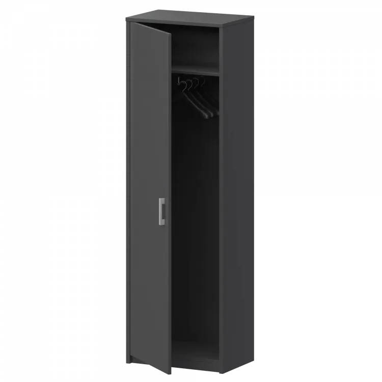 Шкаф для одежды А-308 Антрацит 560x370x2000 Арго