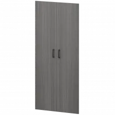 Двери из ЛДСП к широким стеллажам НТ-602.2.Ф.Ч Лиственница 780x16x1948 Аргентум