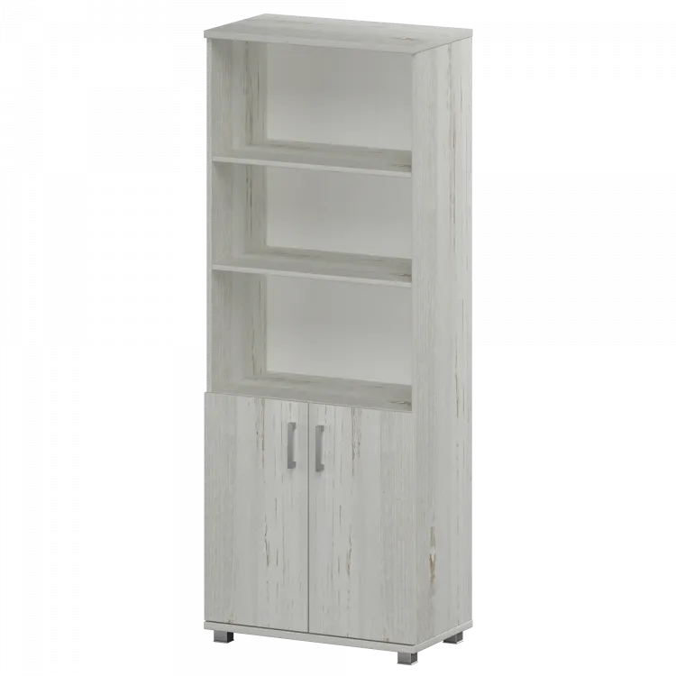 Стеллаж высокий полузакрытый "НТ-580;НТ-600.2" Сосна винтер 800x445x2050 Аргентум